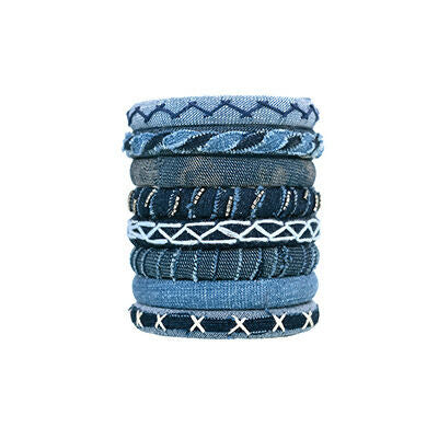 Alchemy Denim Bangle Set