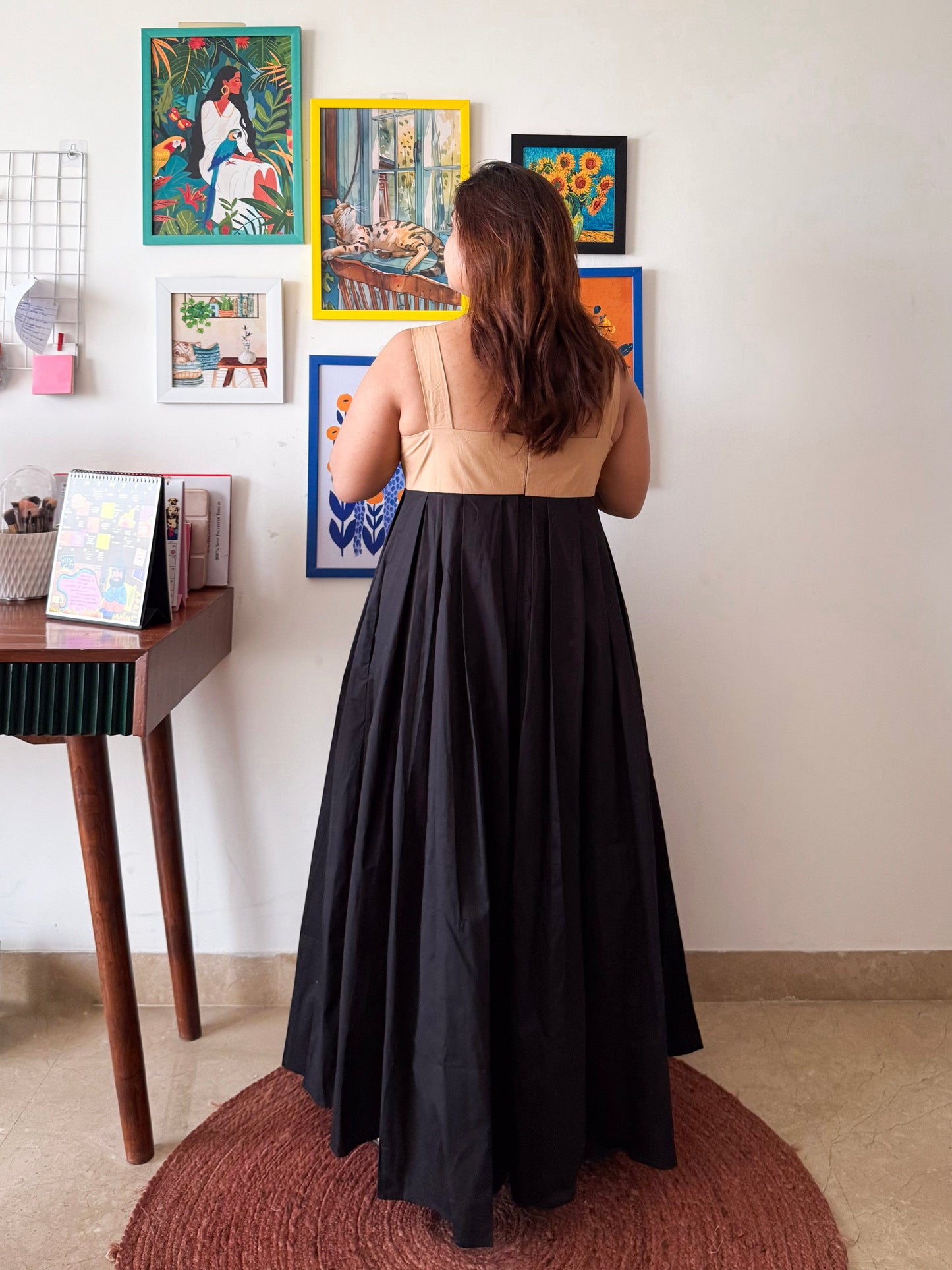 Dual Tone Cotton Mama Mia Dress