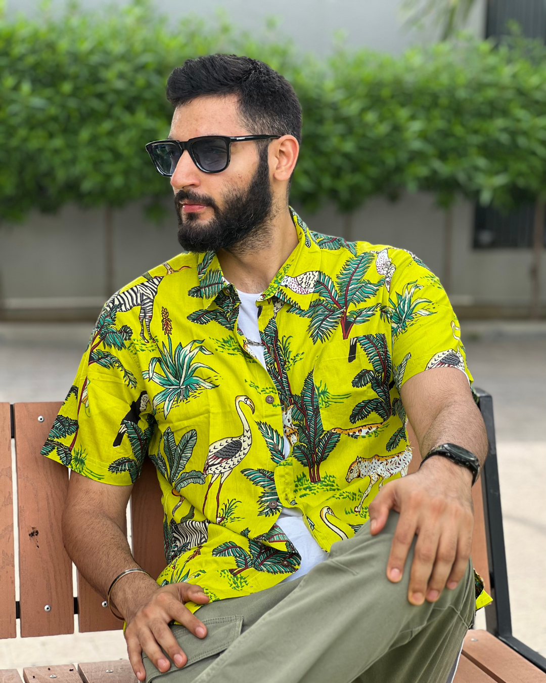 Green Jungle Unisex Short Sleeves Shirt