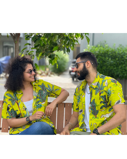 Green Jungle Unisex Short Sleeves Shirt