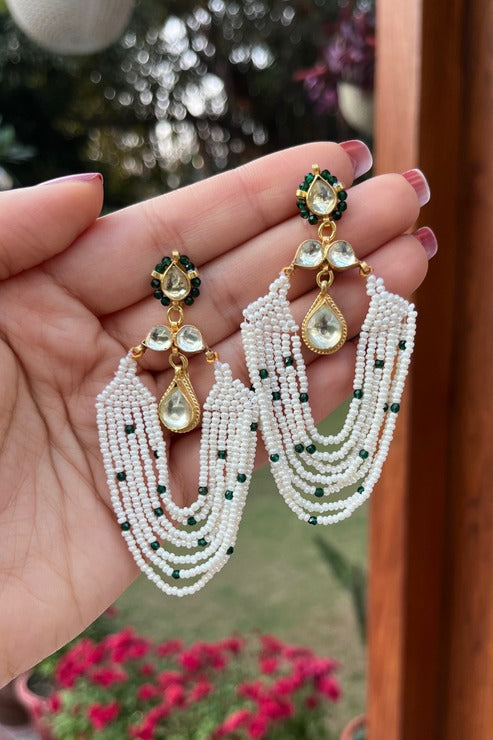 Ghoomar Pearl Earrings