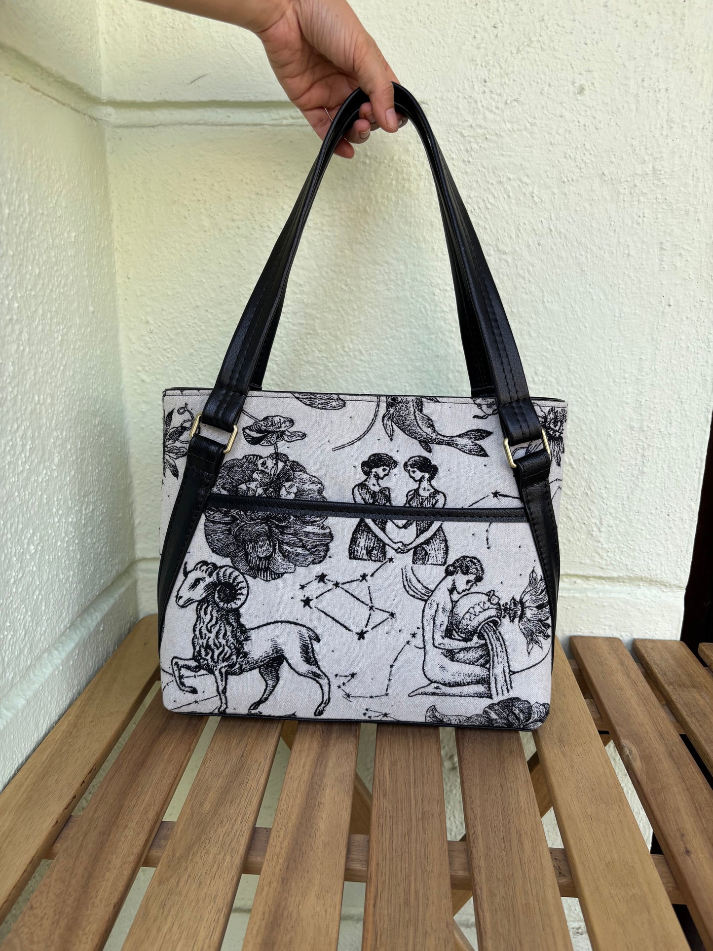 Celestial Mystique Handcrafted Tote