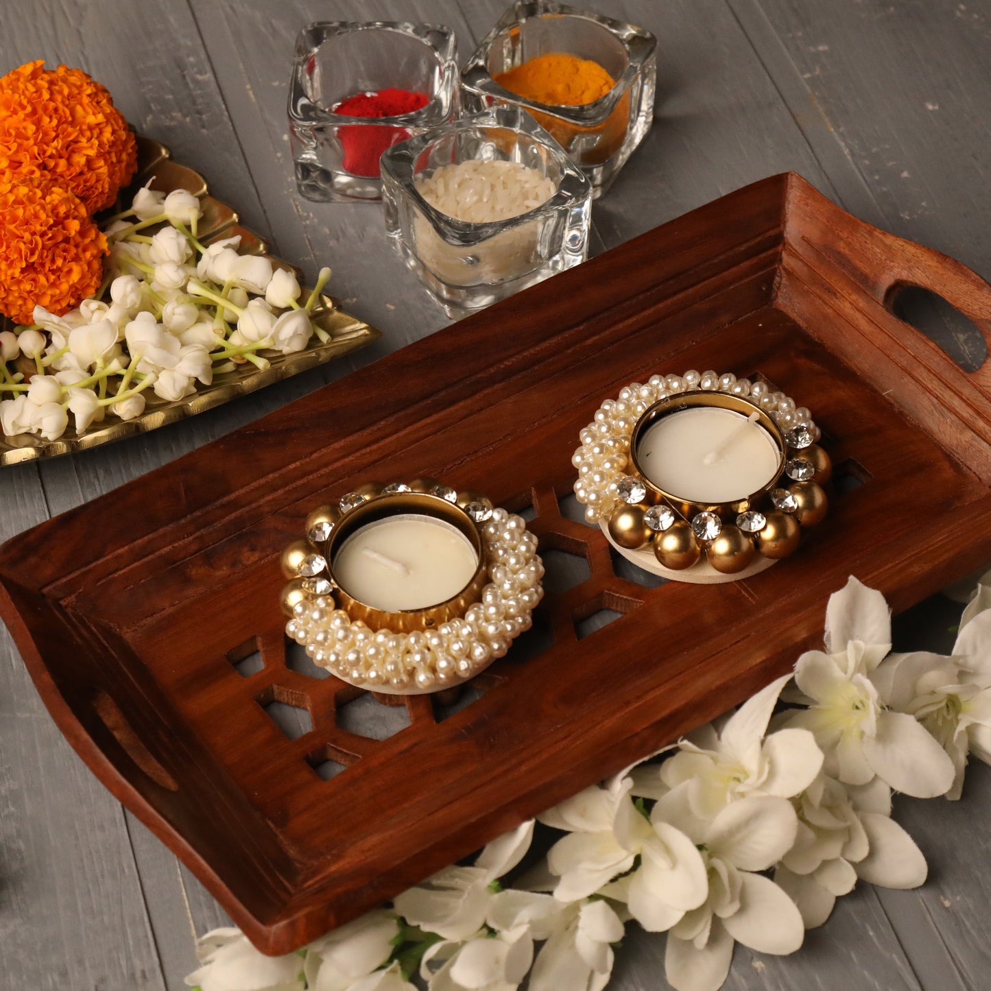 Pearl Festive Diya