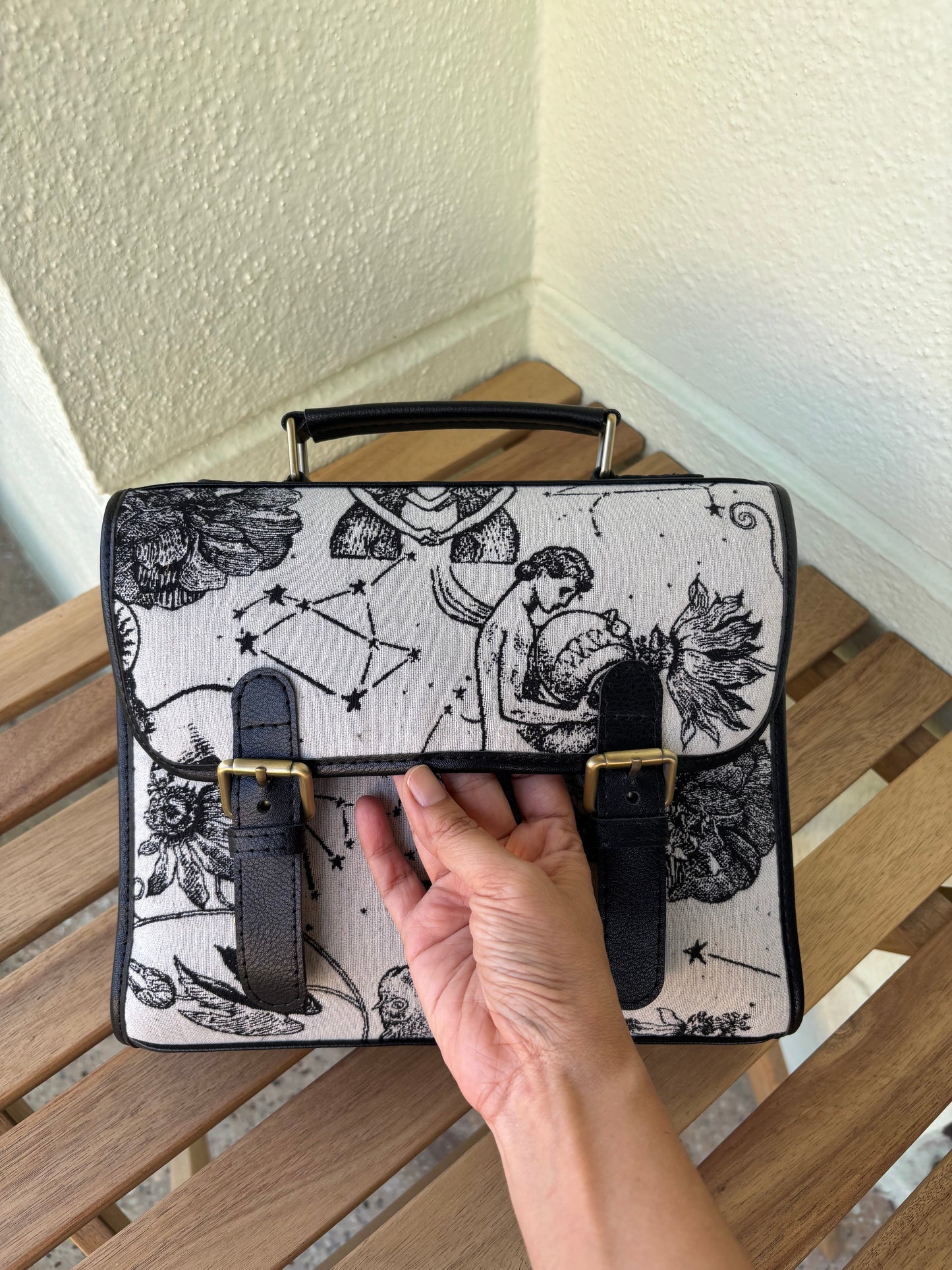 Celestial Handcrafted Saddle Bag