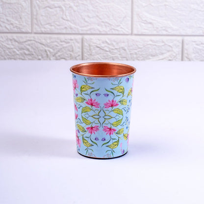 Summer Florescence Copper Tumblers (Set of 2)