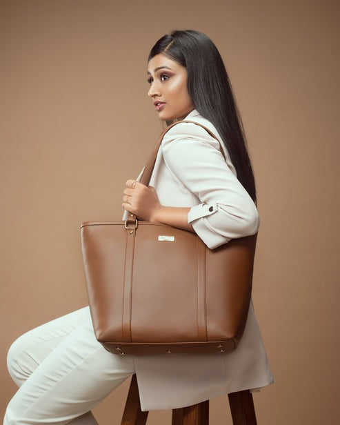 Solid Leather Tote bag