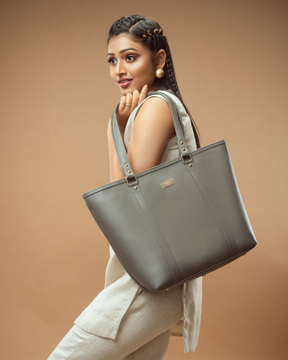 Solid Leather Tote bag