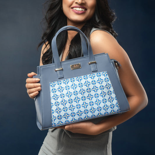 Sapphire Symmetry Handbag