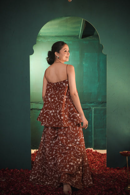 Anjali Red Thread Work Set