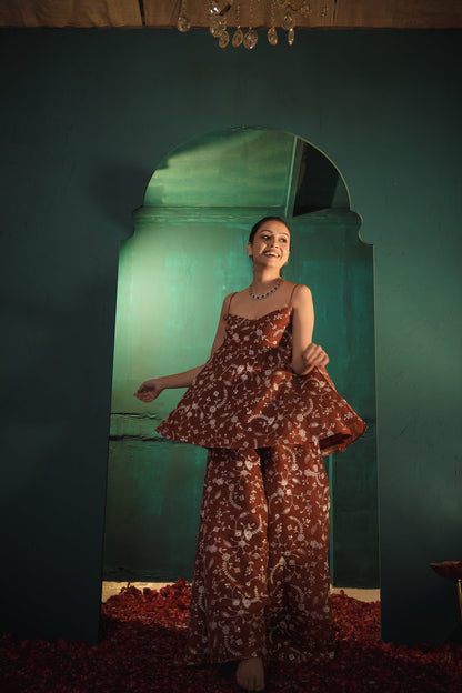 Anjali Red Thread Work Set