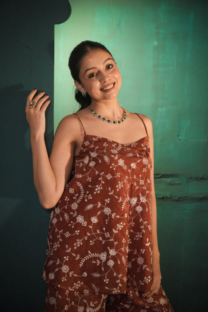 Anjali Red Thread Work Set