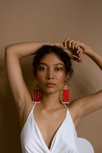 Akhrot Beaded Earrings