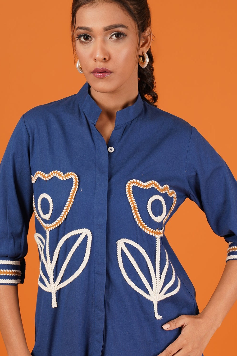 Blue Tulip Dori Embroidered Coord Set