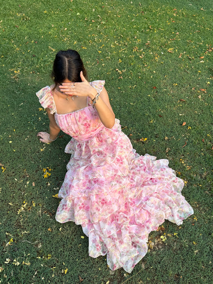 Whispering Rose Flare Dress