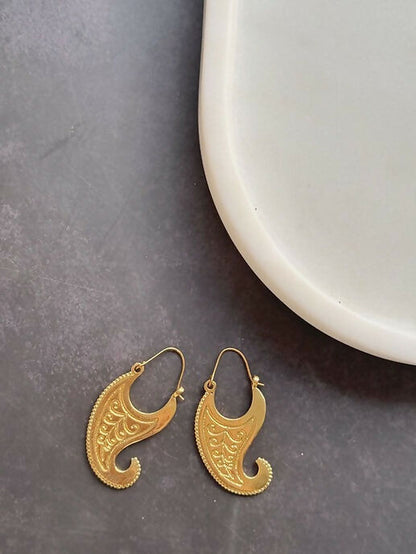 Butee Brass Earrings