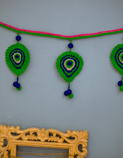 Handcrafted Morpankh Toran