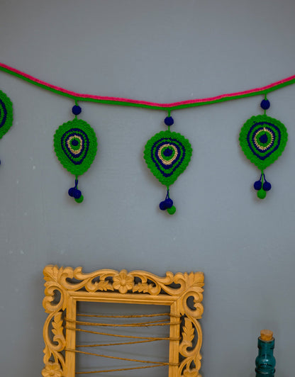 Handcrafted Morpankh Toran