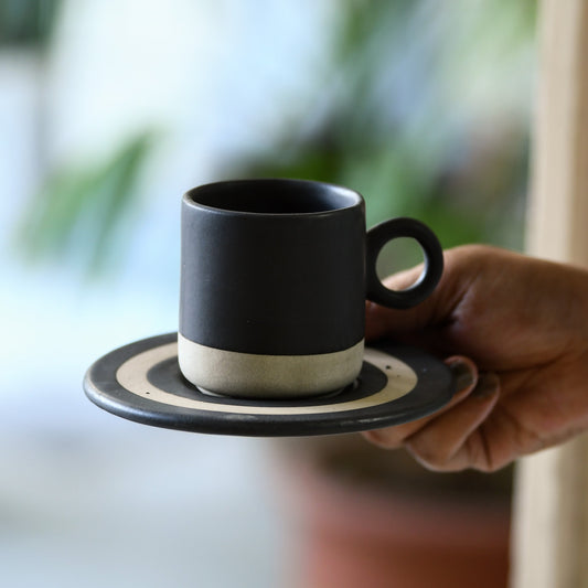 Black Bird Espresso Cup And Saucer