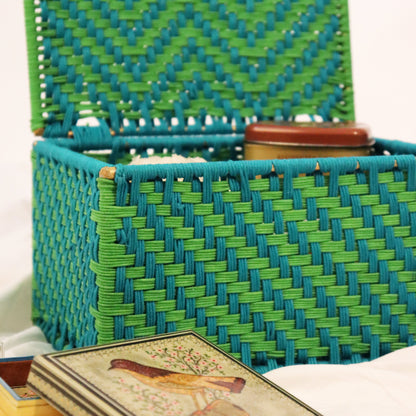 Storage Hand-Woven Basket