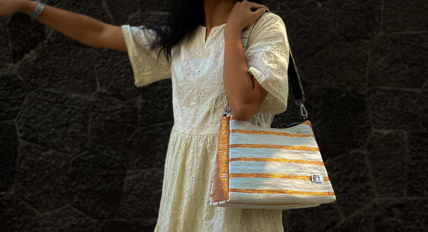 Upcycled Handwoven: The Baguette Bag