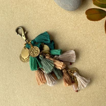 Tassel & Coin Keycharm