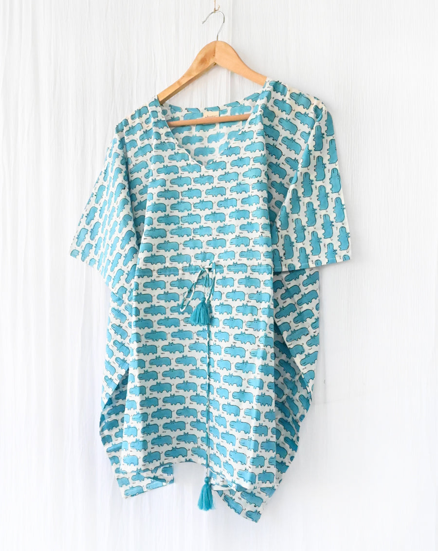 Happy Hippos Chill Jams Cotton Co-ord Set