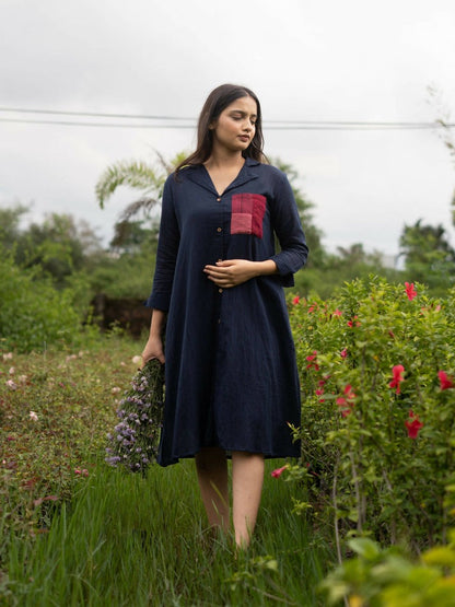 Neel Gagan Blue Dress