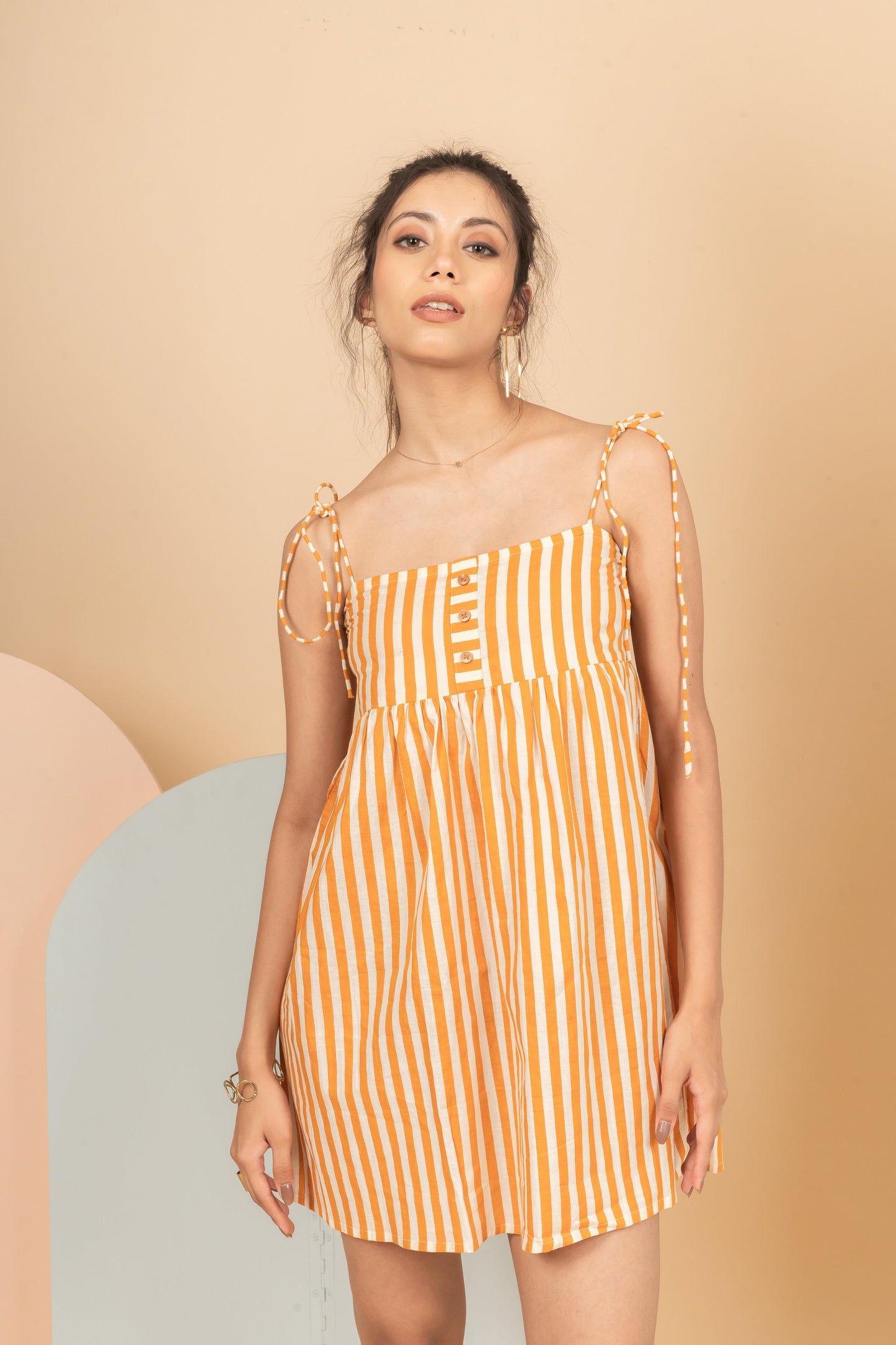 Sunshine Stripe Cotton Dress