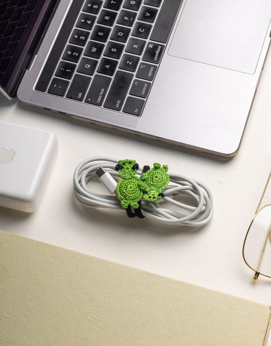 Set of 3 Handcrafted Cable Organizer - Cat