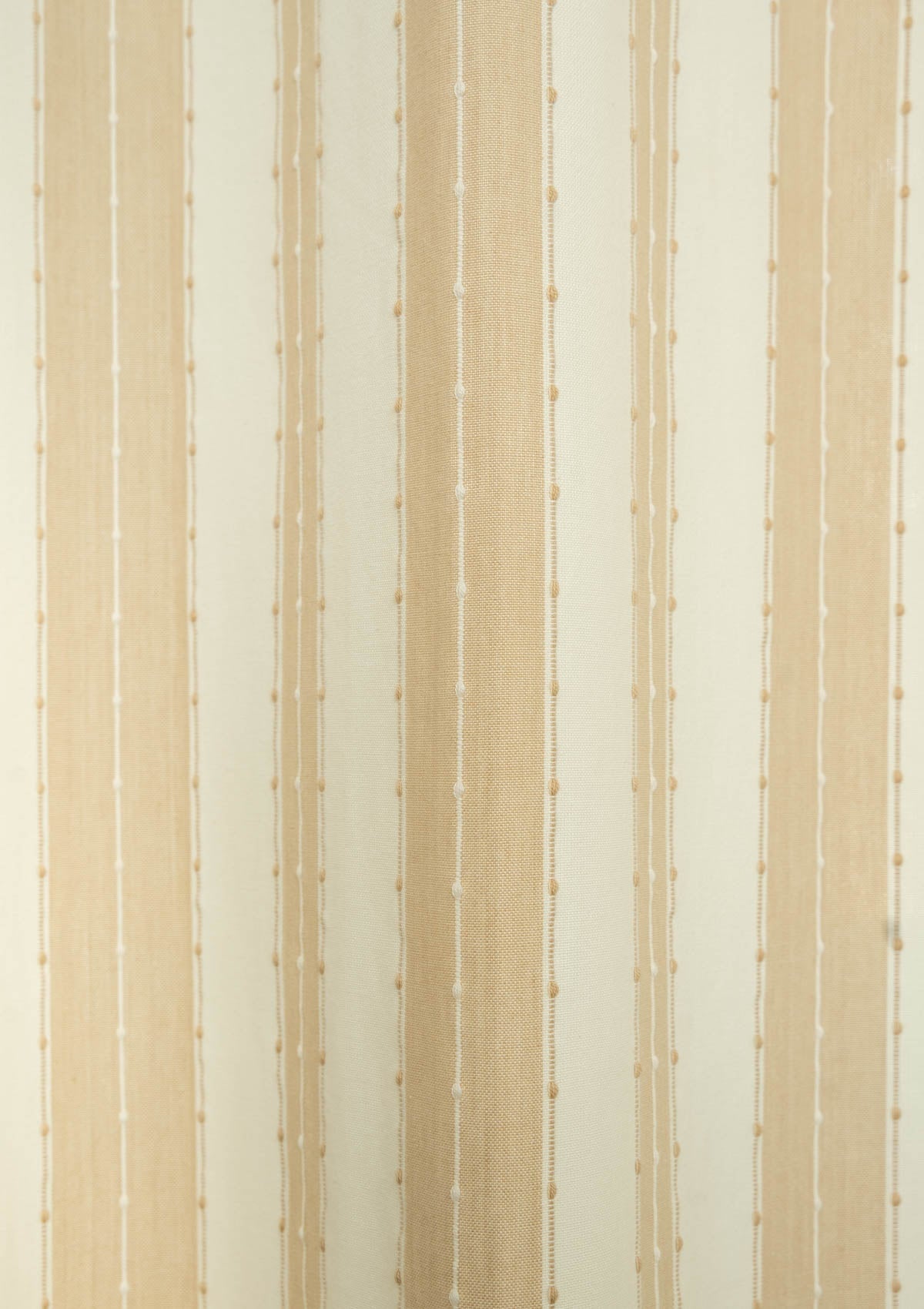 Room Darkening - Caramel Geometric Cotton Curtain