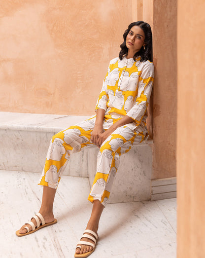 Chehre Short Kurta Pyjama - Soft Cotton Co-ord Set