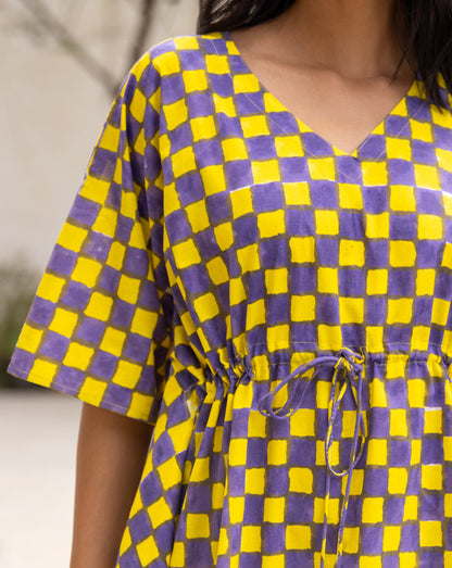 Chequer Chill Jams Cotton Co-ord Set