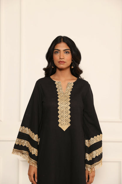 Leela Black Pakistani Suit Set