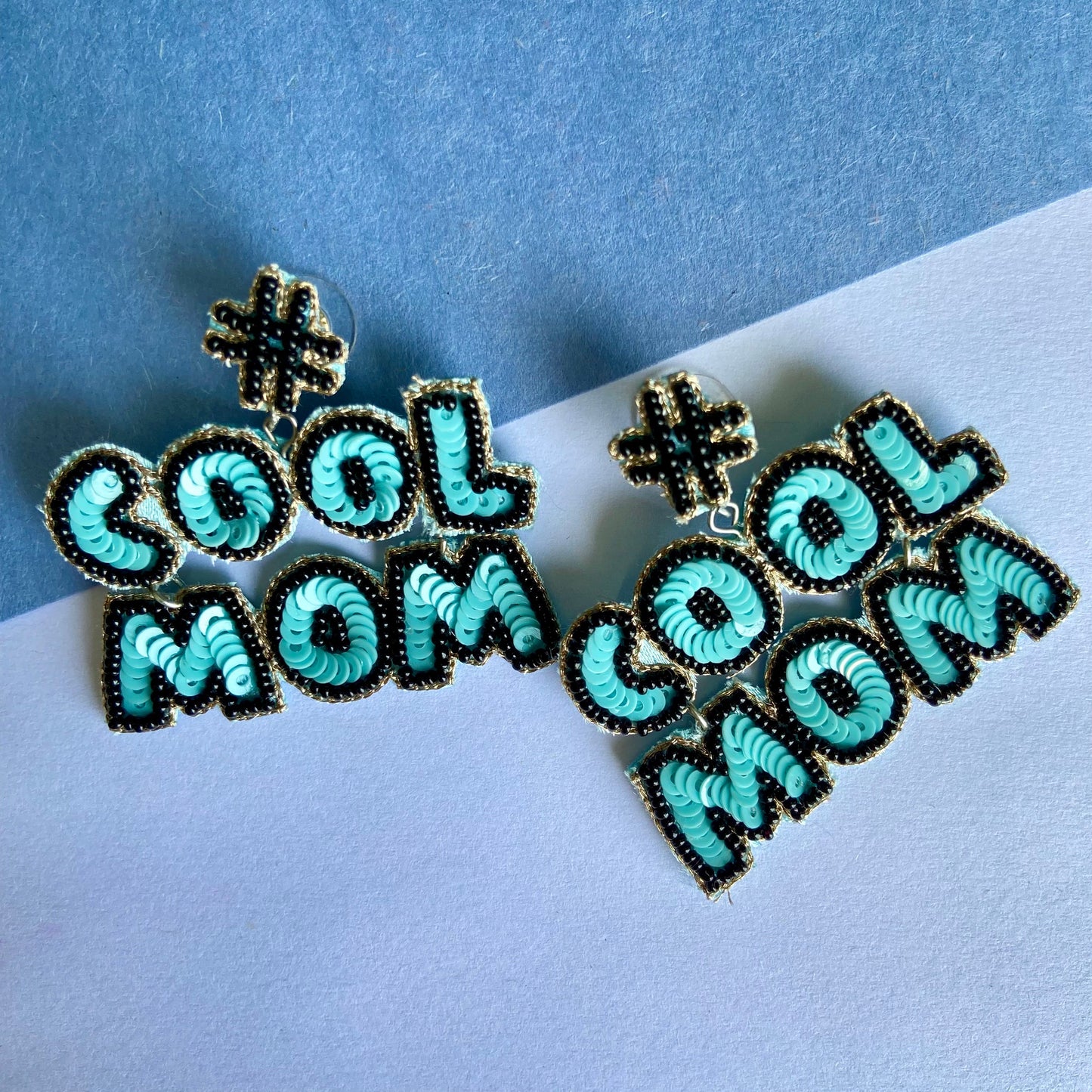 Cool Mom Beaded Earrings