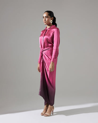 Freda Pink Ombre Co-ord Set