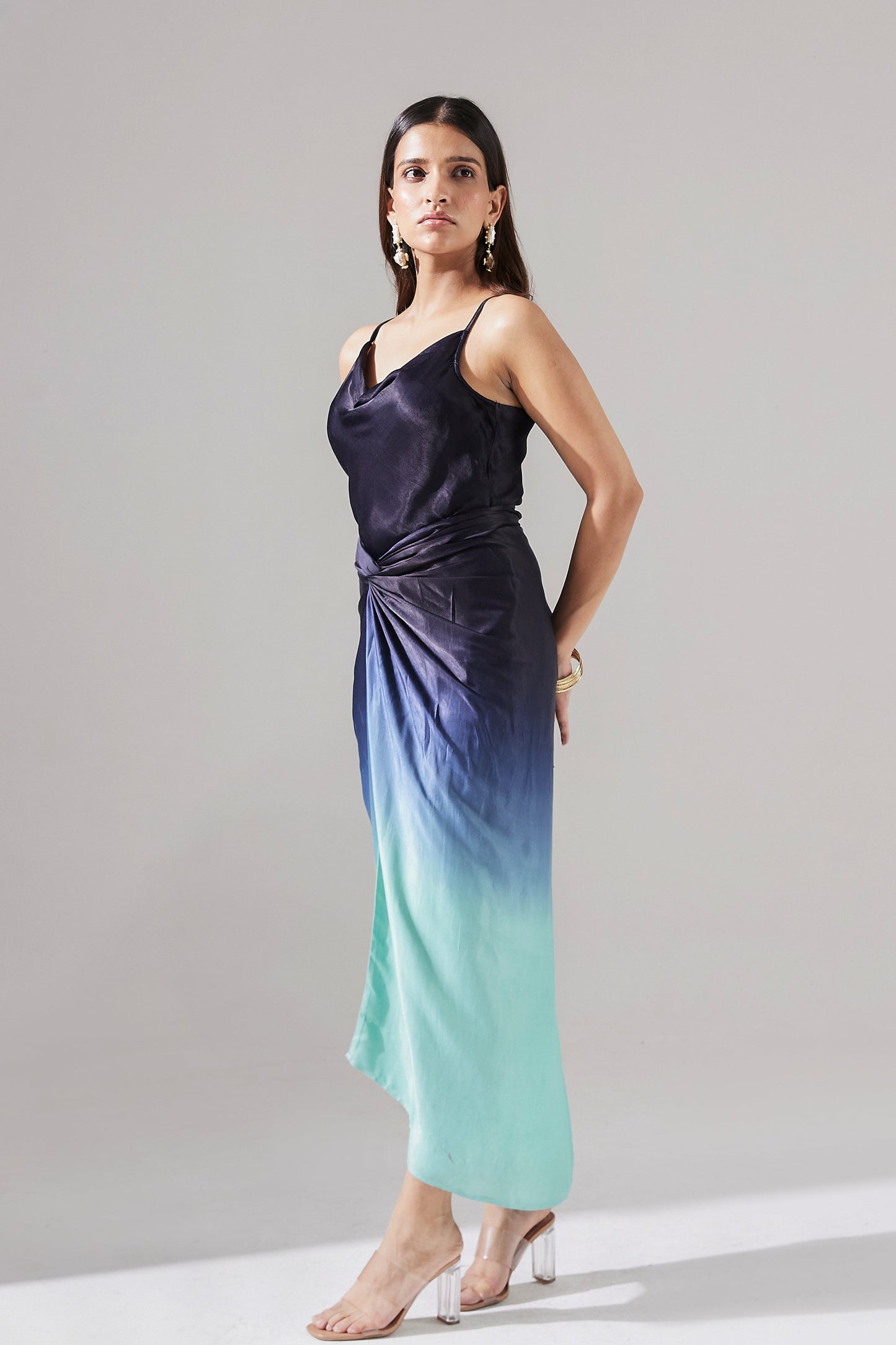 Nia Blue Ombre Co-ord Set