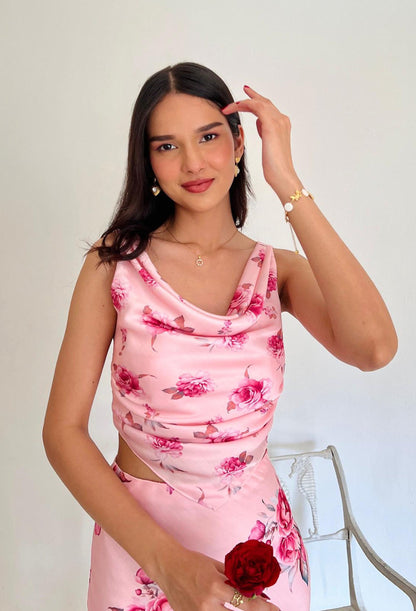 Cupid Satin Skirt & Top