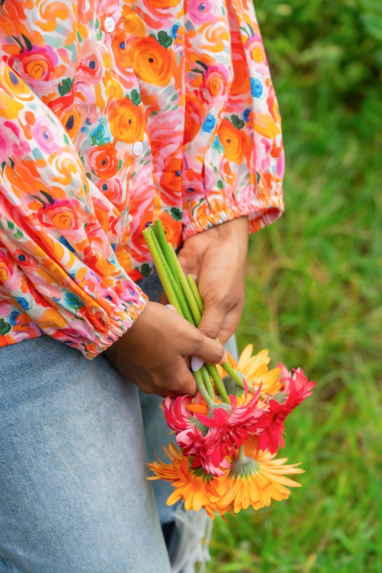 Picnic Date Sweet Child o Mine Cotton Collared Top