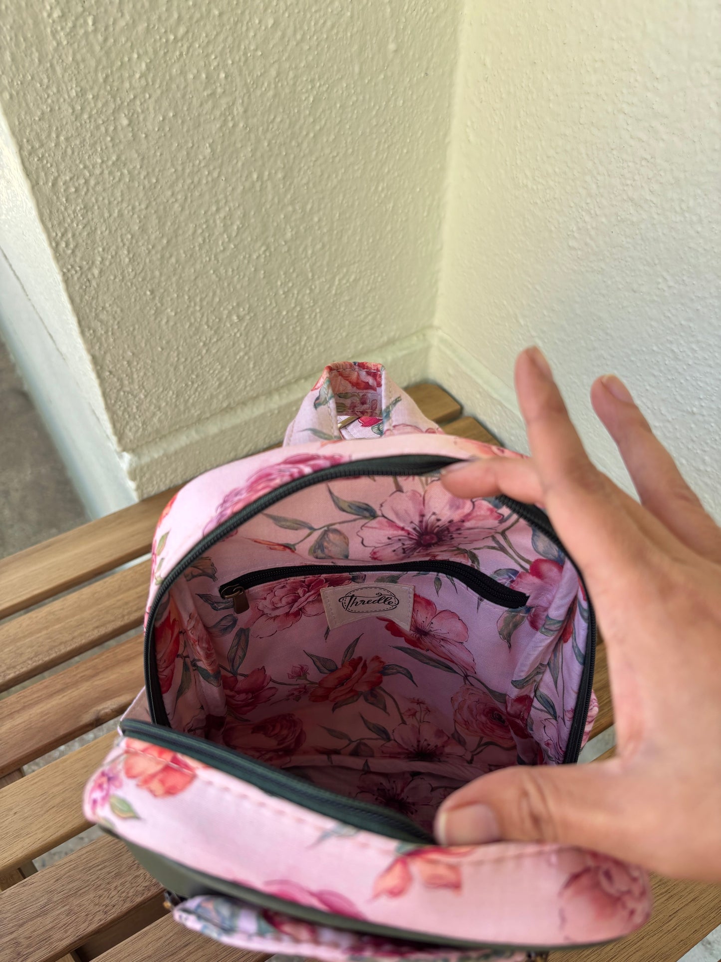 Rosa Garden Everyday Handcrafted Backpack