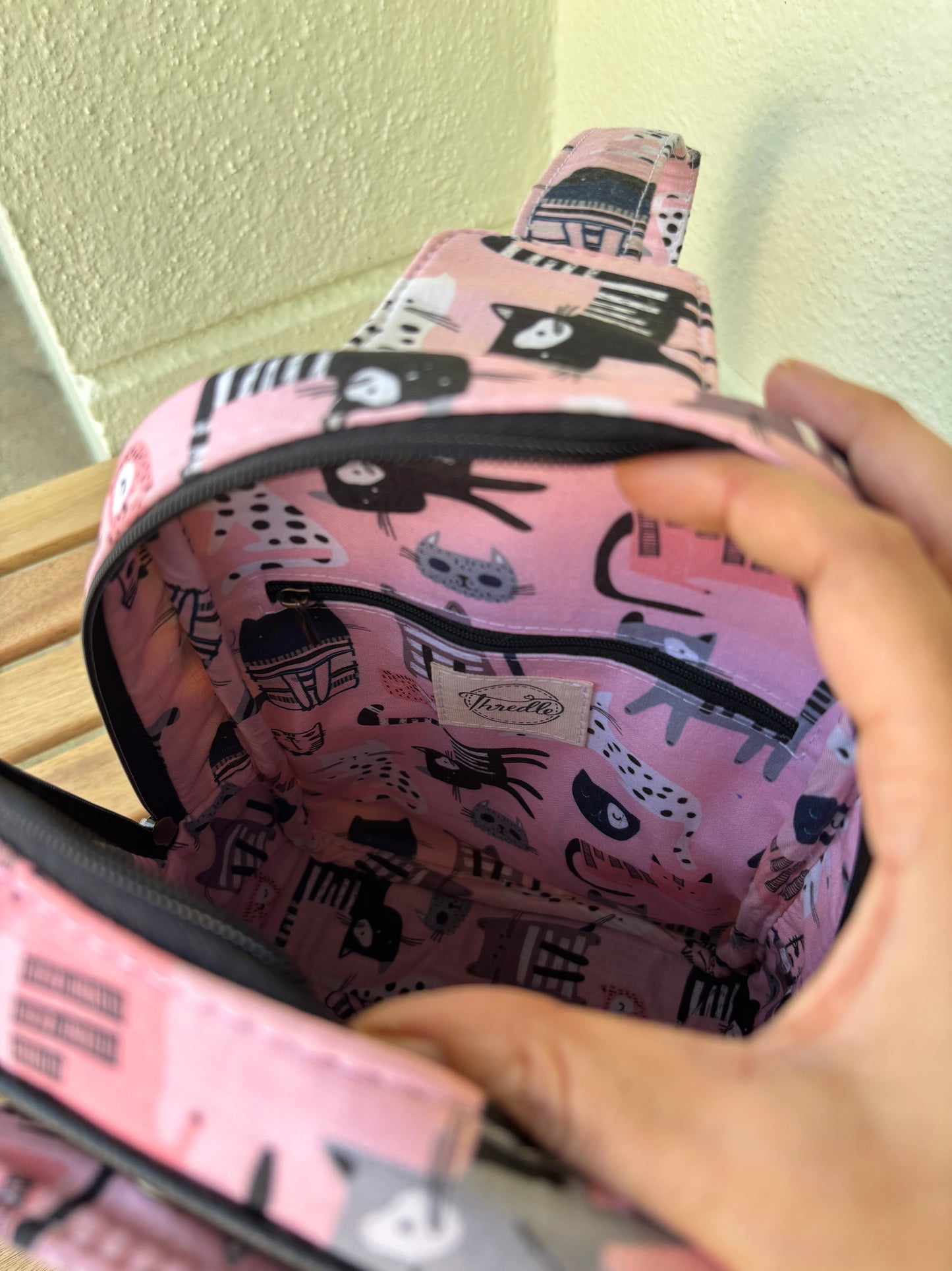 Meow Mix Handcrafted Backpack