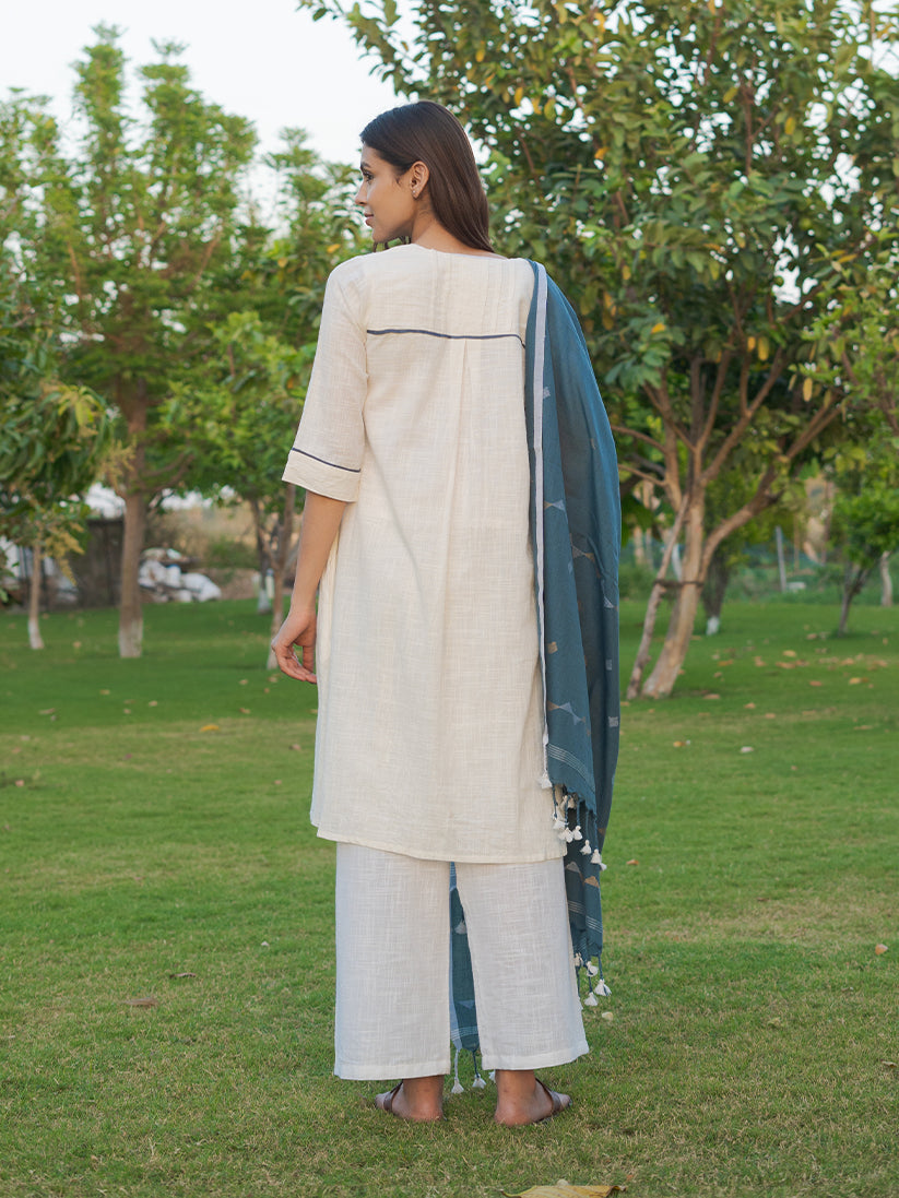 Sitara Off-White Kurta Set