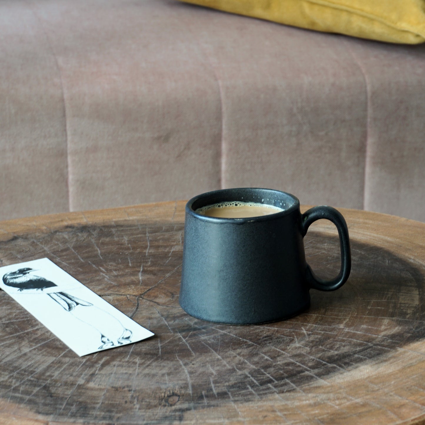 Bold Black Ceramic Mug