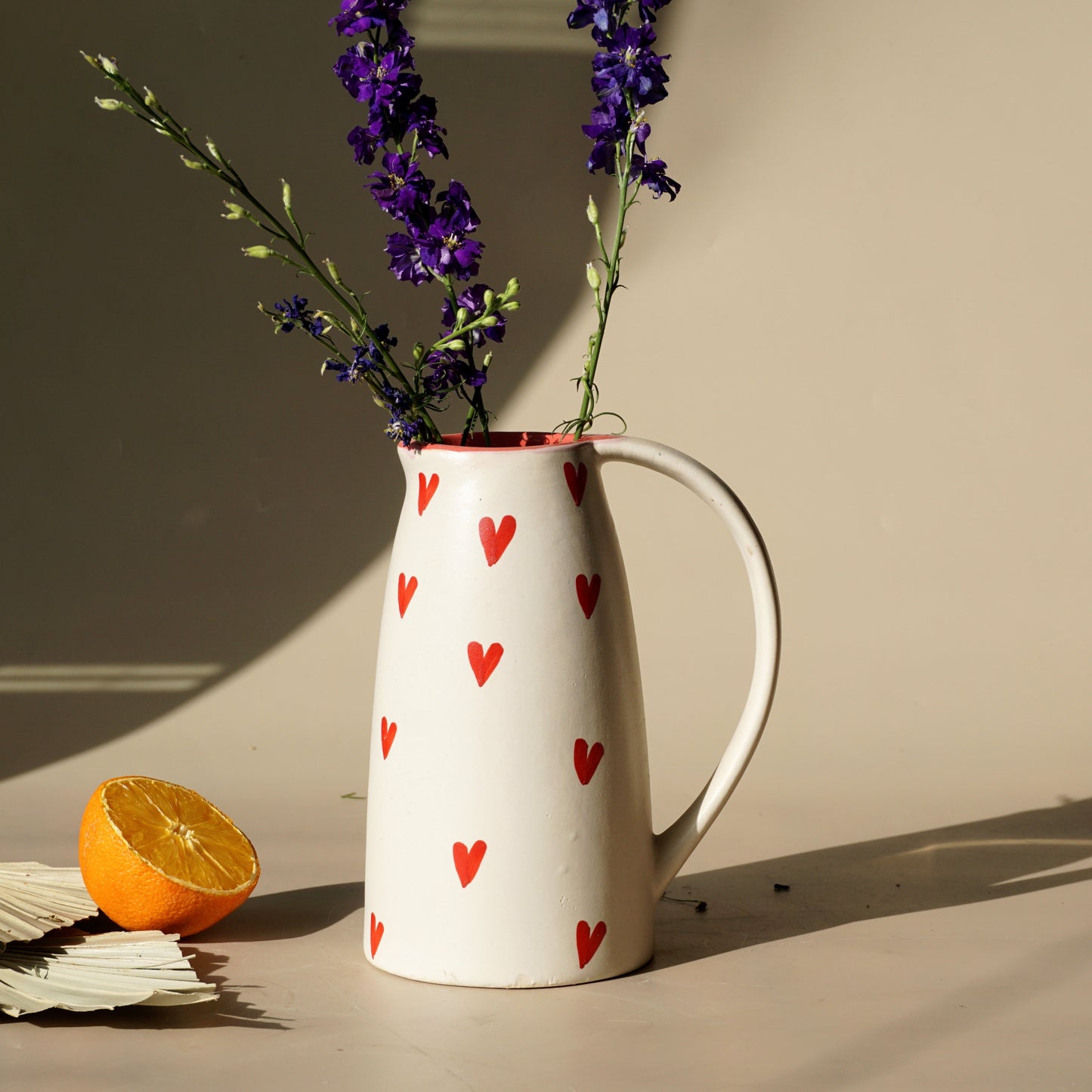 Full of Hearts Jug Vase