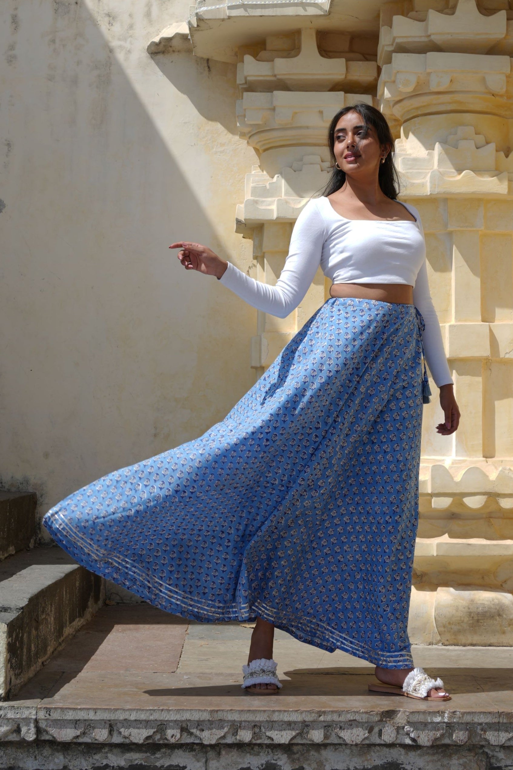 Printed Long Skirt – Local Nation - Main Image
