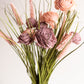 Classic Green and Pink Everlasting Floral Bunch