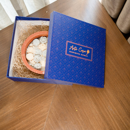 Terracotta Scented Candle Gift Box