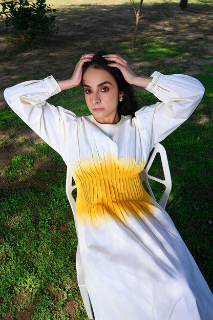 Avaani A-line Twill Dress