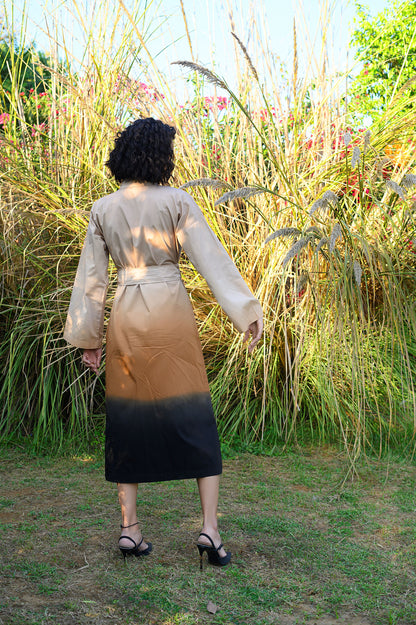 Izumi Kimono Sleeved Dress