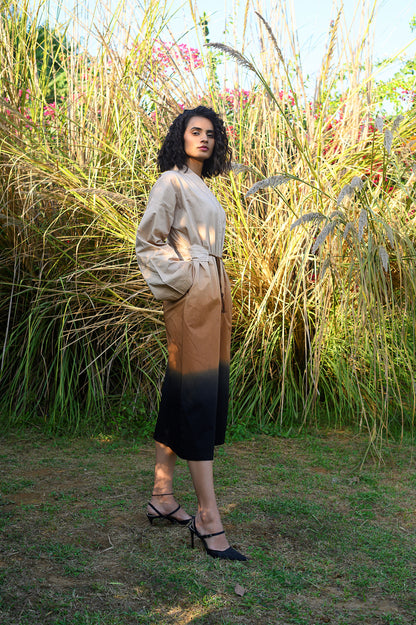 Izumi Kimono Sleeved Dress