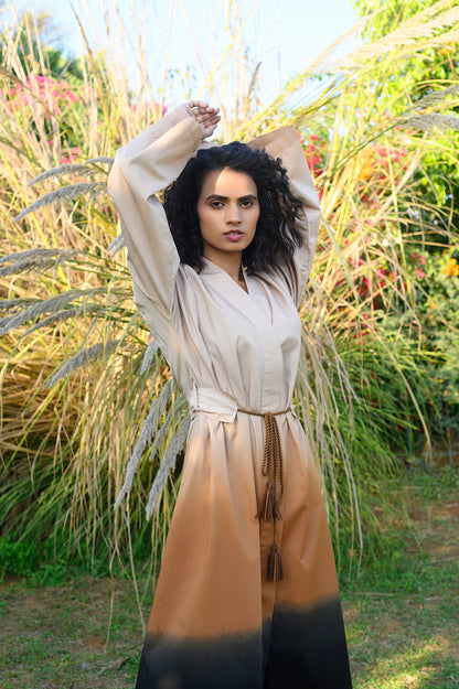 Izumi Kimono Sleeved Dress